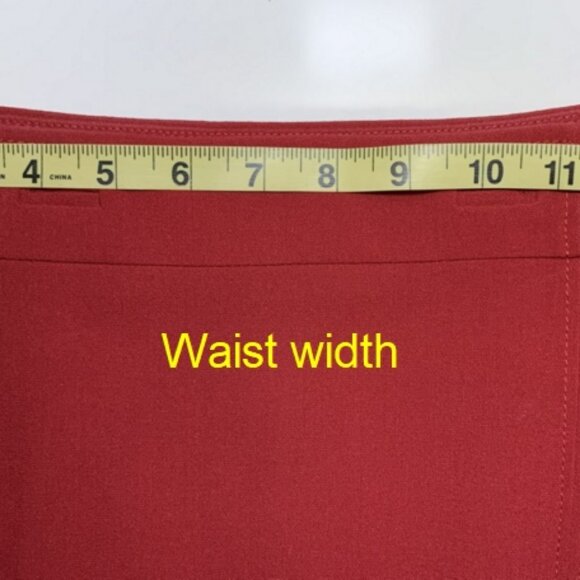 RW&CO Red Pencil Skirt Size 4 - Picture 5 of 10